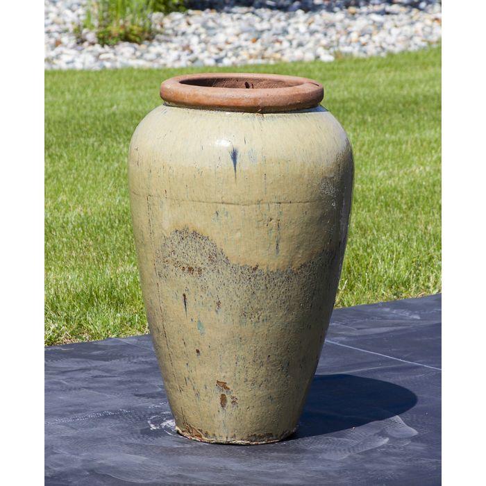 Tuscany FNT3848 Ceramic Triple Vase Complete Fountain Kit Vase Fountain Blue Thumb 