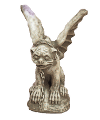 Thumbnail for Winged Gargoyle Small Cast Stone Outdoor Asian Collection Statues Tuscan 