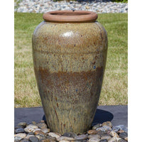 Thumbnail for Tuscany FNT3850 Ceramic Triple Vase Complete Fountain Kit Vase Fountain Blue Thumb 