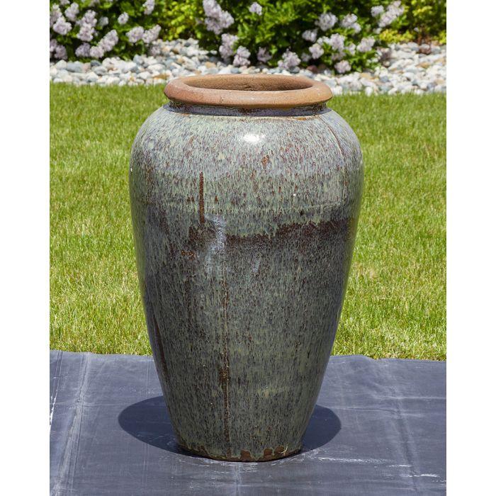Tuscany FNT3863 Ceramic Triple Vase Complete Fountain Kit Vase Fountain Blue Thumb 