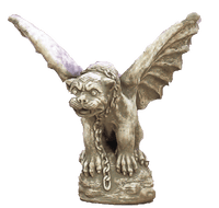 Thumbnail for Winged Gargoyle Large Cast Stone Outdoor Asian Collections Statues Tuscan 