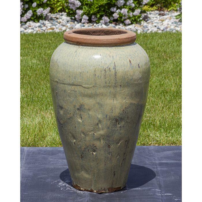 Tuscany FNT3872 Ceramic Triple Vase Complete Fountain Kit Vase Fountain Blue Thumb 