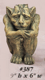 Thumbnail for Gothic Gargoyle Cast Stone Outdoor Asian Collection Statues Tuscan 