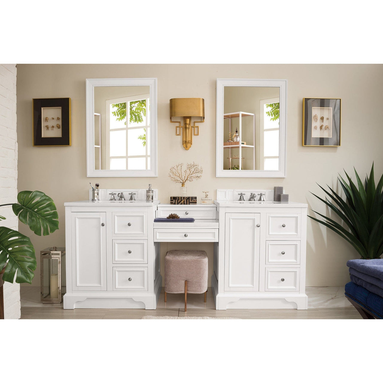 James Martin De Soto 82" Double Vanity Set Vanity James Martin 