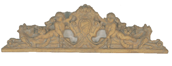 Cherub Over Door Cast Stone Outdoor Asian Collection Wall Ornament Tuscan 
