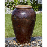 Thumbnail for Tuscany FNT3918 Ceramic Triple Vase Complete Fountain Kit Vase Fountain Blue Thumb 