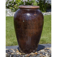 Thumbnail for Tuscany FNT3919 Ceramic Triple Vase Complete Fountain Kit Vase Fountain Blue Thumb 