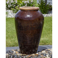 Thumbnail for Tuscany FNT3924 Ceramic Triple Vase Complete Fountain Kit Vase Fountain Blue Thumb 