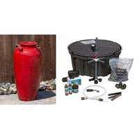 Thumbnail for Amphora FNT3931 Ceramic Vase Complete Fountain Kit Vase Fountain Blue Thumb 