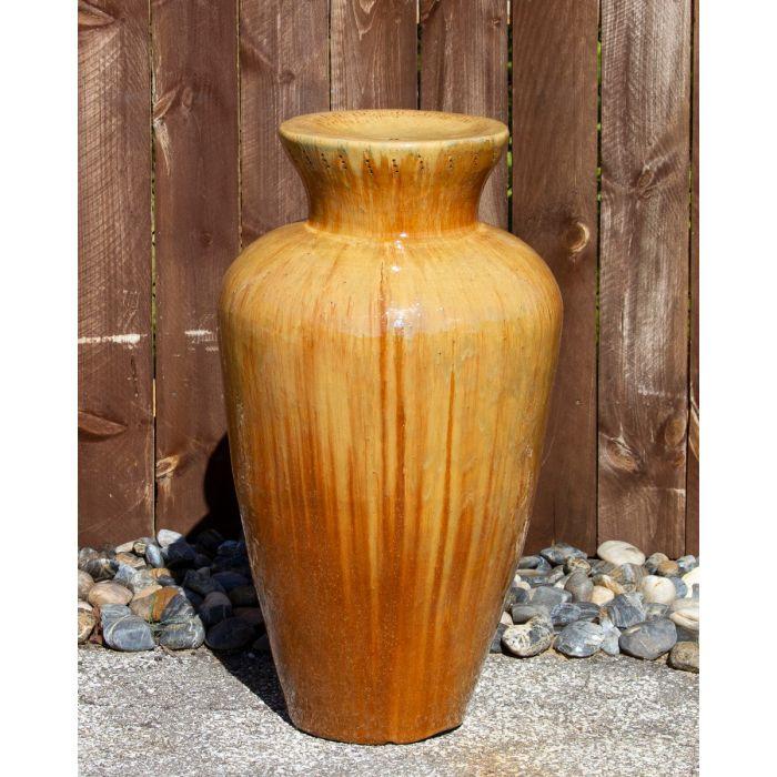 Closed Top FNT3936 Ceramic Vase Complete Fountain Kit Vase Fountain Blue Thumb 