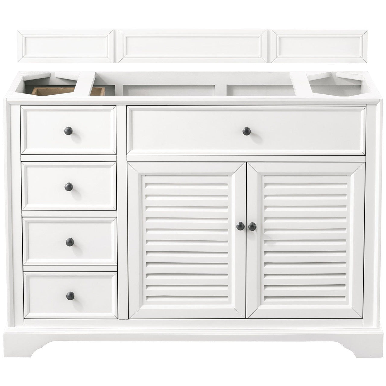 James Martin Savannah 48" Single Vanity Vanity James Martin Bright White Cabinet Only 