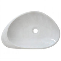 Thumbnail for Eviva Fontana 22 in. White Carrara Marble Vessel Sink Bathroom Vanity Eviva 