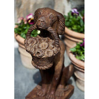 Thumbnail for Campania International Vintage Dog with Basket Stone Series Campania International 
