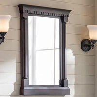 Thumbnail for Eviva Preston Aged Chocolate Wall-mount Bathroom Mirror Bathroom Vanity Eviva 