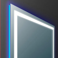 Thumbnail for Eviva EVMR52 Deco Piece Wall Mounted Lighted Bathroom Vanity, Backlit LED Mirror with Frame Lights Bathroom Vanity Eviva 