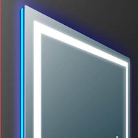 Thumbnail for Eviva EVMR52 Deco Piece Wall Mounted Lighted Bathroom Vanity, Backlit LED Mirror with Frame Lights Bathroom Vanity Eviva 