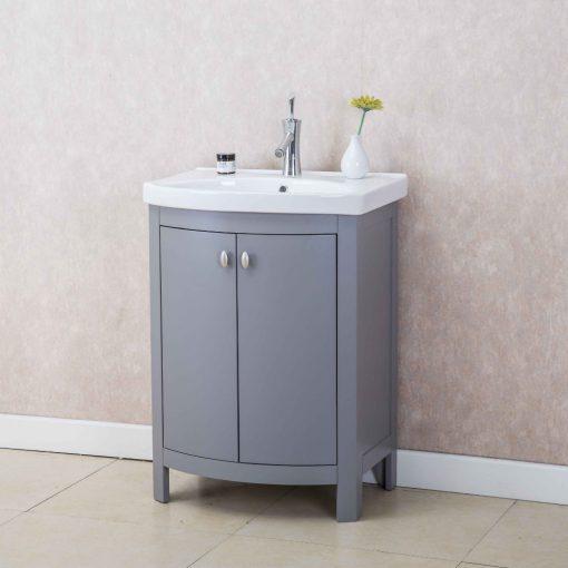 Eviva Jersey 24″ Transitional Bathroom Vanity with White Porcelain Sink Vanity Eviva 