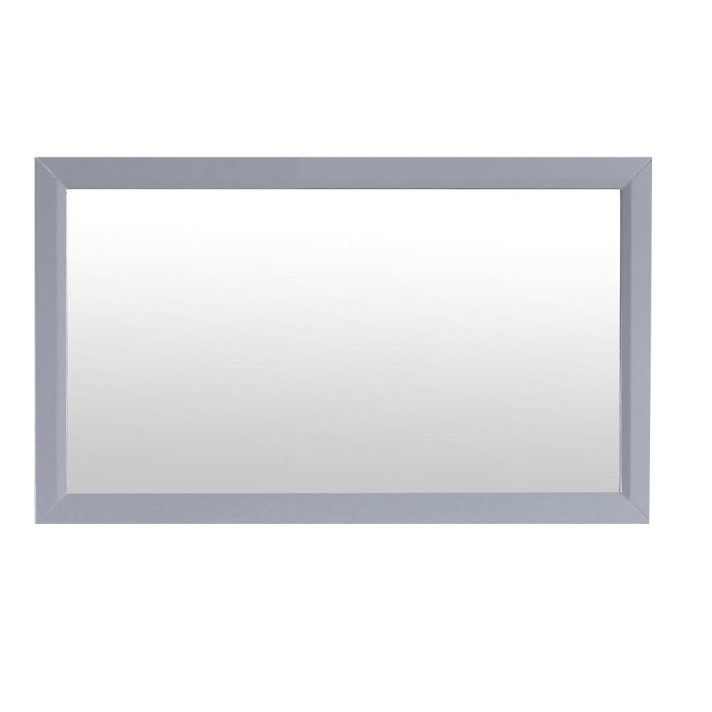 Eviva Aberdeen 48″ Framed Bathroom Wall Mirror Wall Mirror Eviva Grey 