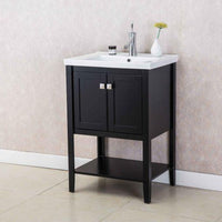 Thumbnail for Eviva Tiblisi 24″ Modern/Transitional Bathroom Vanity with White Porcelain Sink Vanity Eviva 