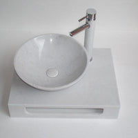 Thumbnail for Eviva Grail 23 in. Marble Vessel Sink Bathroom Vanity Eviva 