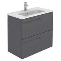 Thumbnail for Eviva Vitta 24″ Modern Bathroom Vanity with White Integrated Porcelain Sink Vanity Eviva Gray 