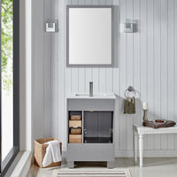 Thumbnail for Eviva Acclaim 24″ Transitional Bathroom Vanity w/ White Quartz Top Vanity Eviva 