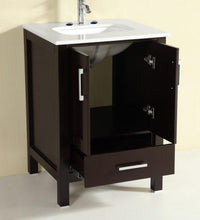Thumbnail for Totti Shaker 24″ Transitional Bathroom Vanity with White Carrera Countertop Vanity Eviva 