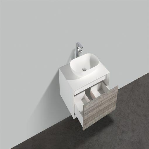 Eviva Santa Monica 30″ Wall Mount Bathroom Vanity w/ Solid Surface Sink Vanity Eviva 