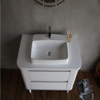 Thumbnail for Eviva Duva 40 in. Bathroom Vanity in White with Whtie Acrylic Countertop Vanity Eviva 