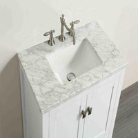 Thumbnail for Eviva Aberdeen 30″ Transitional Bathroom Vanity w/ White Carrara Top Vanity Eviva 