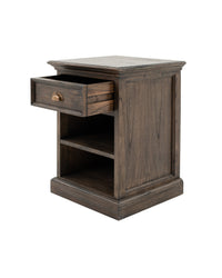 Thumbnail for NovaSolo Halifax T764 BedsideTable with shelves Bedside Table NovaSolo 