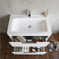 Thumbnail for Eviva Jasmine 32 in. Bathroom vanity in White and White Integrated Acrylic Countertop Vanity Eviva 
