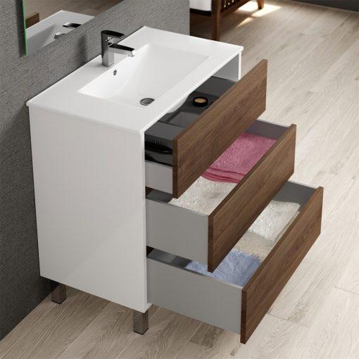 Eviva Majesty 32″ Bathroom Vanity with White Integrated Sink Vanity Eviva 