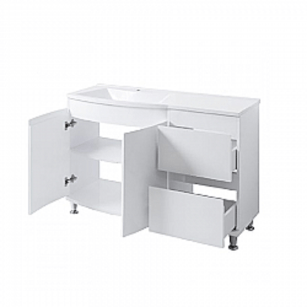 Eviva Boston 48 Inch White Free-Standing Bathroom Vanity Bathroom Vanity Eviva 