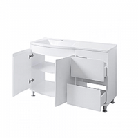 Thumbnail for Eviva Boston 48 Inch White Free-Standing Bathroom Vanity Bathroom Vanity Eviva 