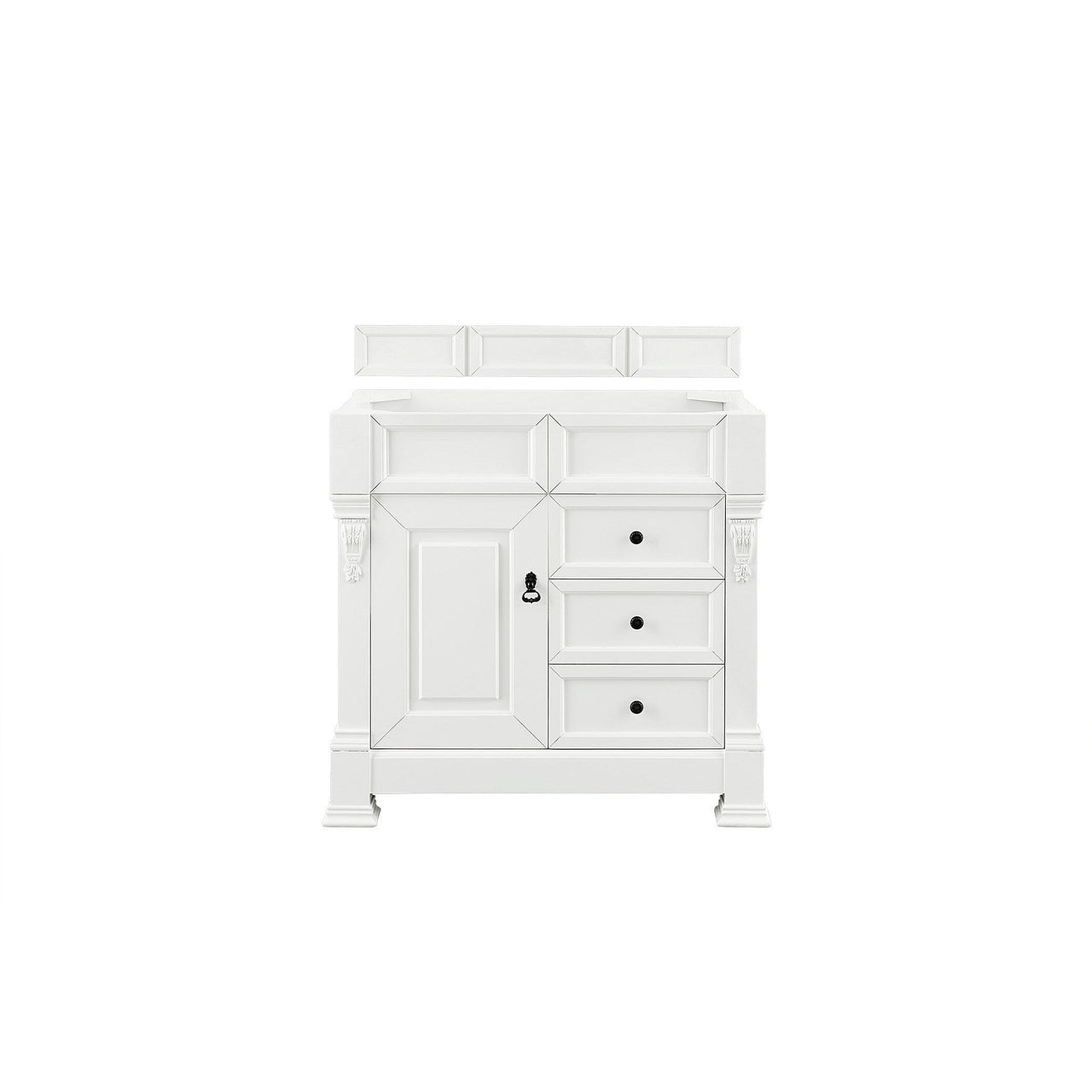 James Martin Brookfield 36" Single Vanity Vanities James Martin Bright White Cabinet Only 