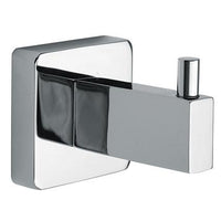 Thumbnail for Latoscana Square Robe Hook In A Chrome finish bath towel hooks Latoscana 