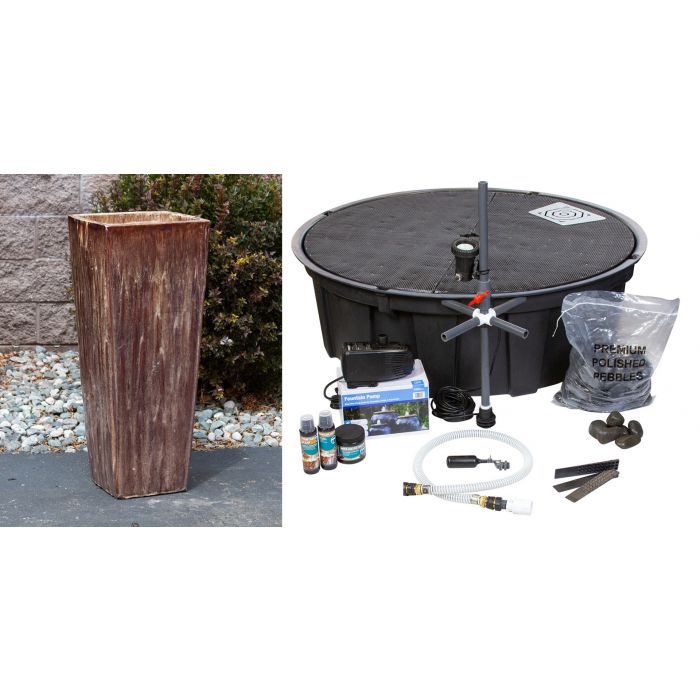 Luna FNT40004 Ceramic Vase Complete Fountain Kit Vase Fountain Blue Thumb 
