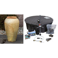 Thumbnail for Tuscany FNT40008 Ceramic Triple Vase Complete Fountain Kit Vase Fountain Blue Thumb 