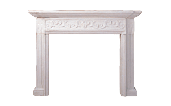 Scroll Mantel Cast Stone Fireplace Mantels Tuscan 