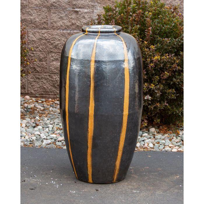 Oil Jar FNT3767 Ceramic Vase Complete Fountain Kit Vase Fountain Blue Thumb 