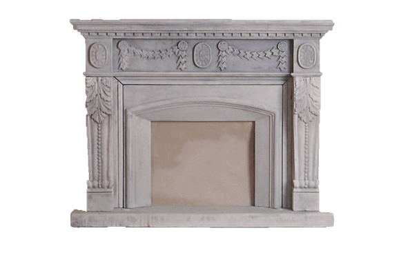 Acanto Mantel Cast Stone Fireplace Mantels Tuscan 