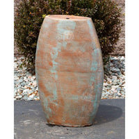 Thumbnail for Closed Top FNT3770 Ceramic Vase Complete Fountain Kit Vase Fountain Blue Thumb 