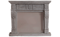 Thumbnail for Acanto Mantel No Insert Cast Stone Fireplace Mantels Tuscan 