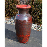 Thumbnail for Closed Top FNT3774 Ceramic Vase Complete Fountain Kit Vase Fountain Blue Thumb 
