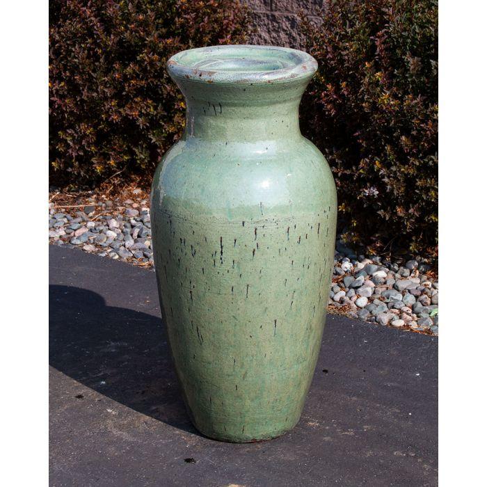 Closed Top FNT3776 Ceramic Vase Complete Fountain Kit Vase Fountain Blue Thumb 