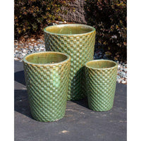 Thumbnail for Tivoli FNT40111 Ceramic Triple Vase Complete Fountain Kit Vase Fountain Blue Thumb 
