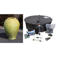 Thumbnail for Genova FNT40121 Ceramic Vase Complete Fountain Kit Vase Fountain Blue Thumb 