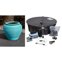Thumbnail for Genova FNT40126 Ceramic Vase Complete Fountain Kit Vase Fountain Blue Thumb 