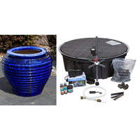 Thumbnail for Genova FNT40127 Ceramic Vase Complete Fountain Kit Vase Fountain Blue Thumb 